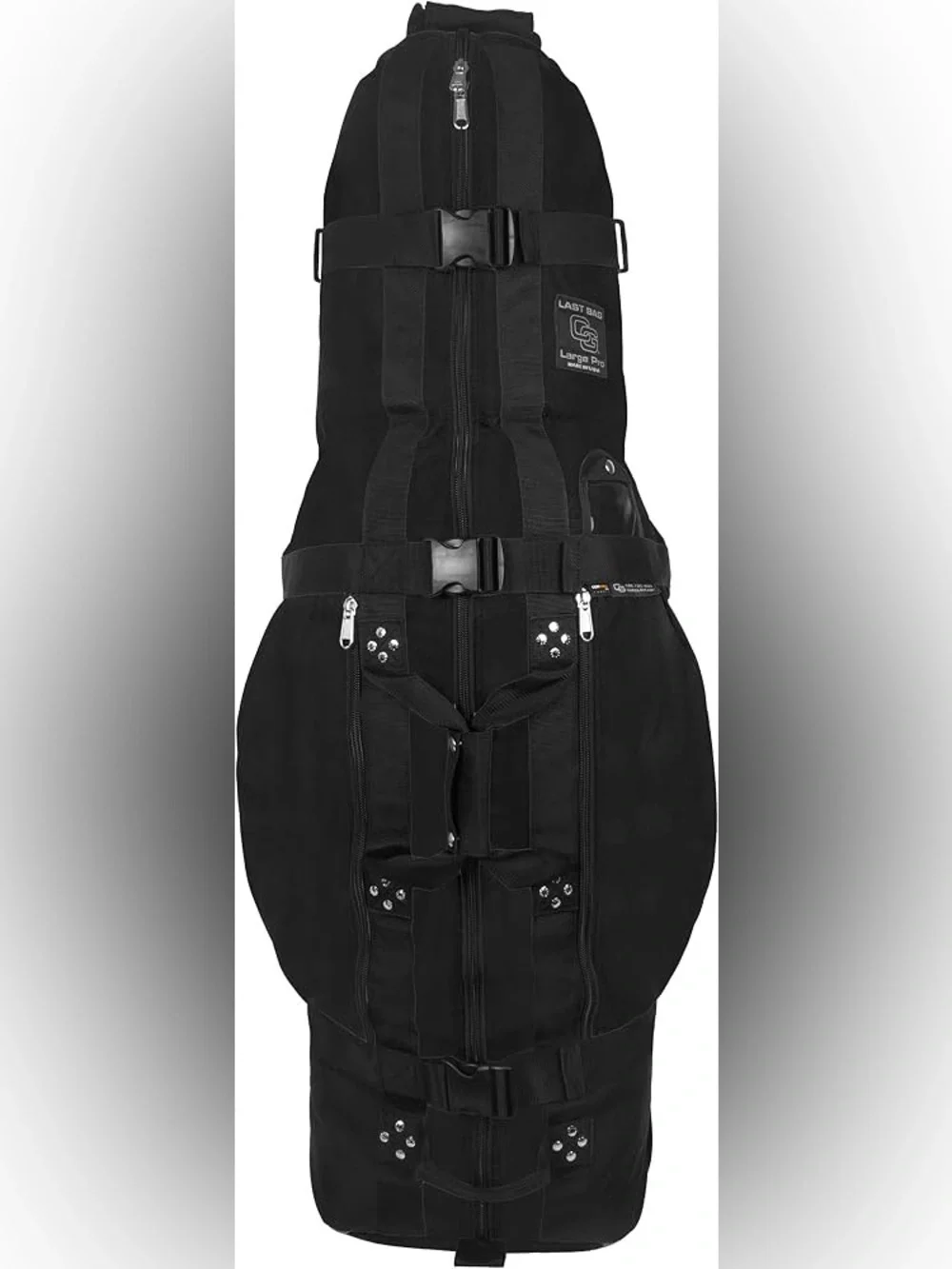 Club Glove Burst Proof w/ Wheels ll Golf Travel Bag USA Made Black Cordura EUC